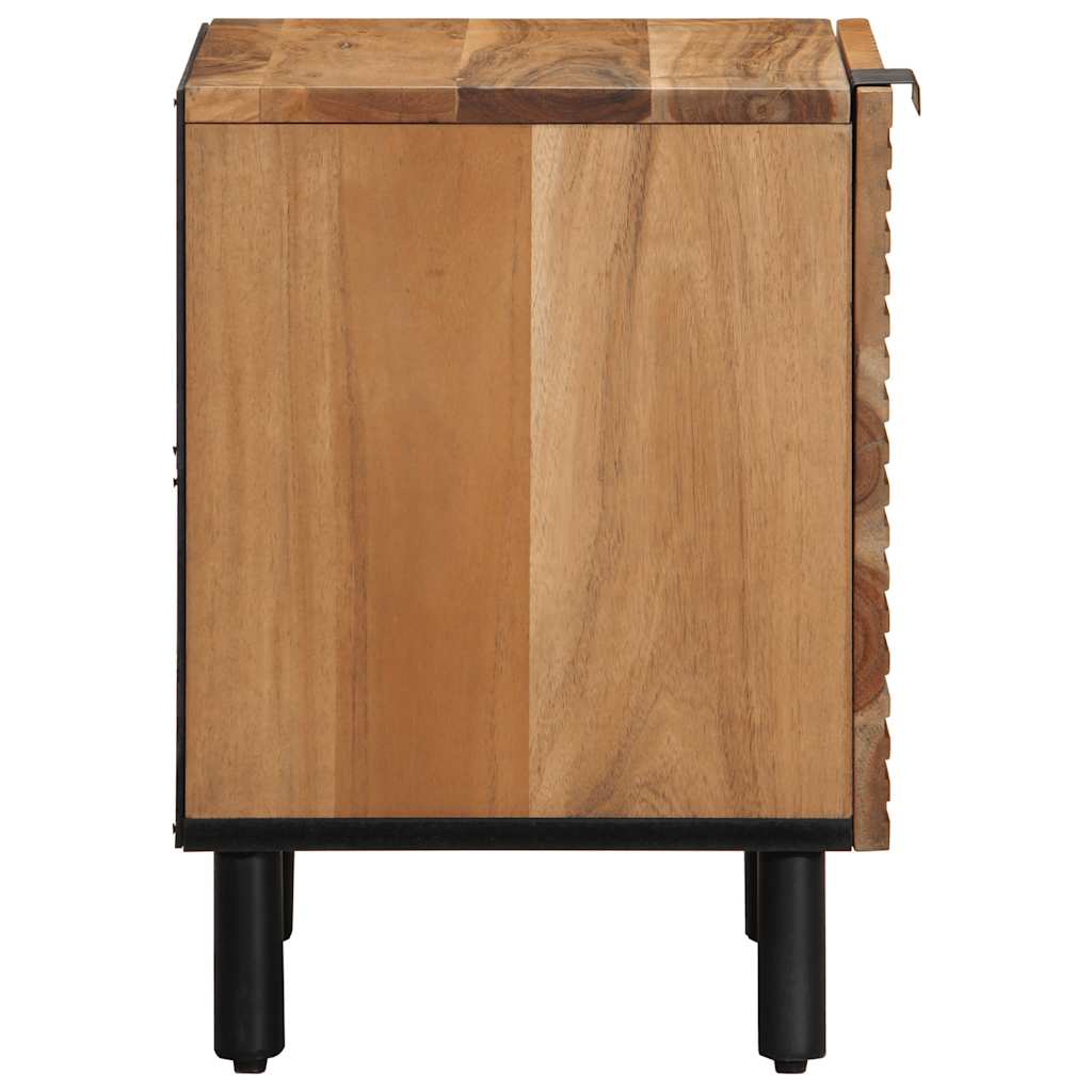 Nachtkastjes 2 stuks 40x33x46 cm Massief hout Acacia