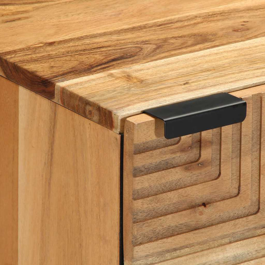 Nachtkastjes 2 stuks 40x33x46 cm Massief hout Acacia