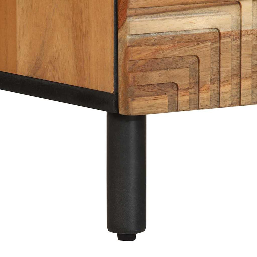 Nachtkastjes 2 stuks 40x33x46 cm Massief hout Acacia