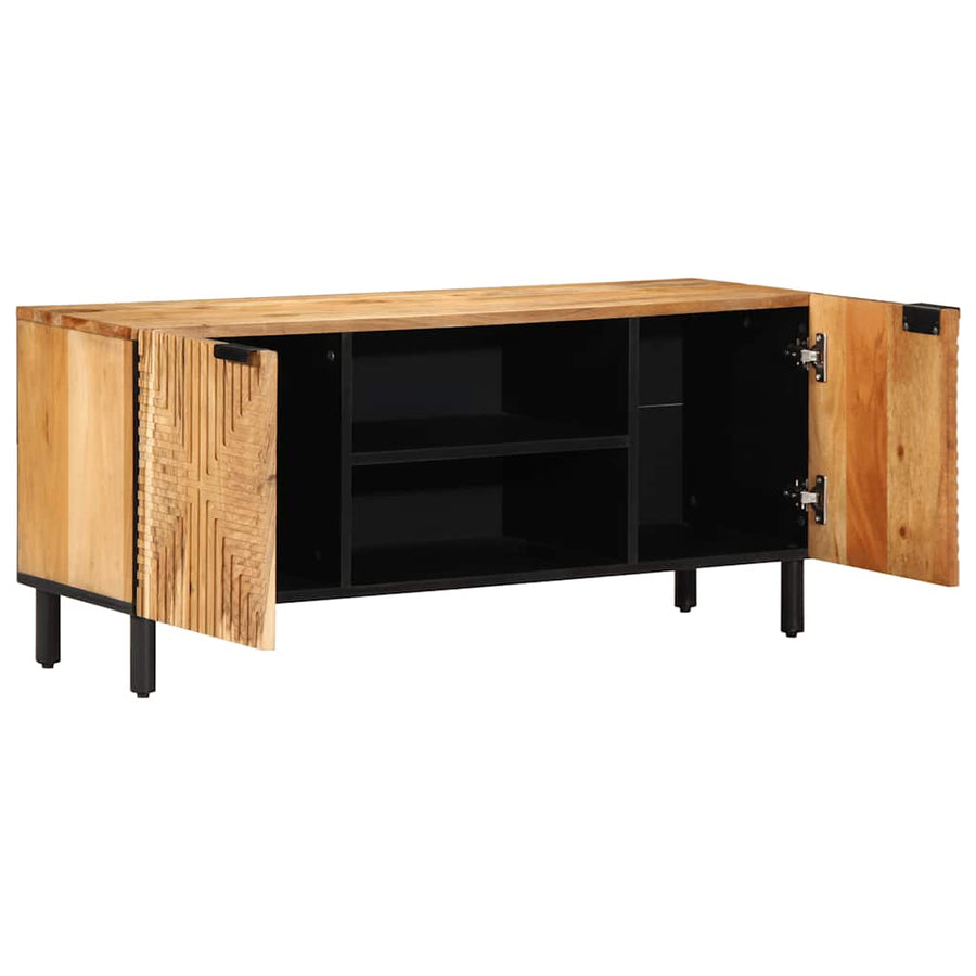 TV-kast 105x33x46 cm massief acaciahout