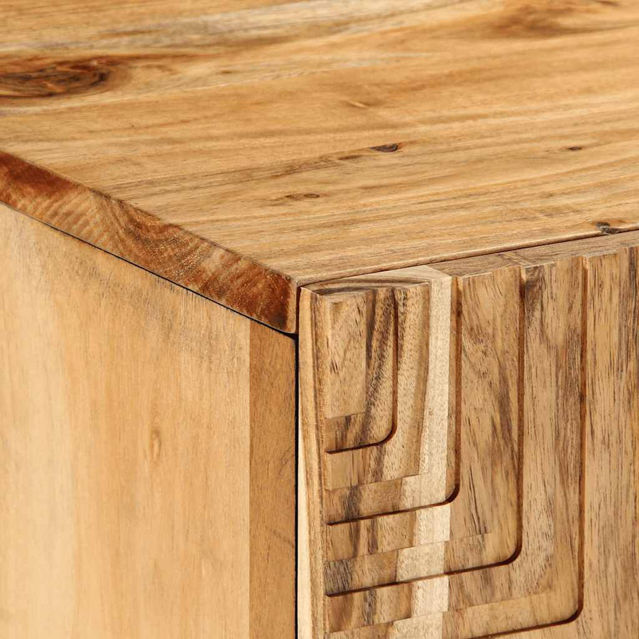 TV-kast 105x33x46 cm massief acaciahout