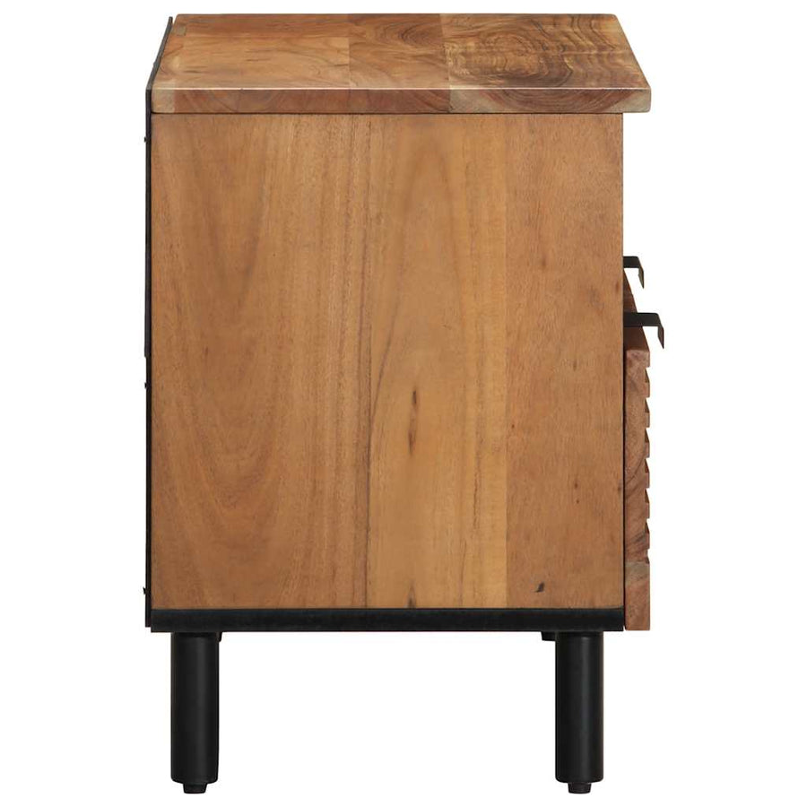TV-kast 70x33x46 cm massief acaciahout