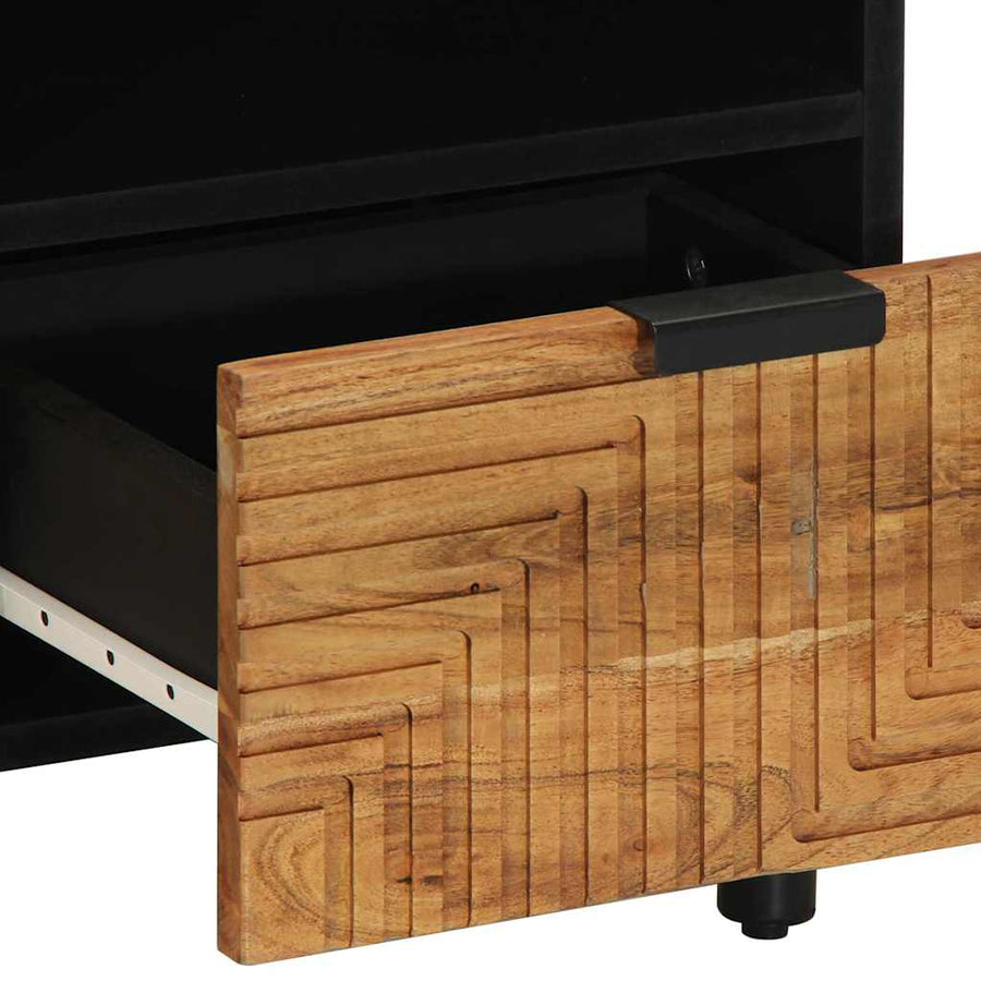 TV-kast 70x33x46 cm massief acaciahout