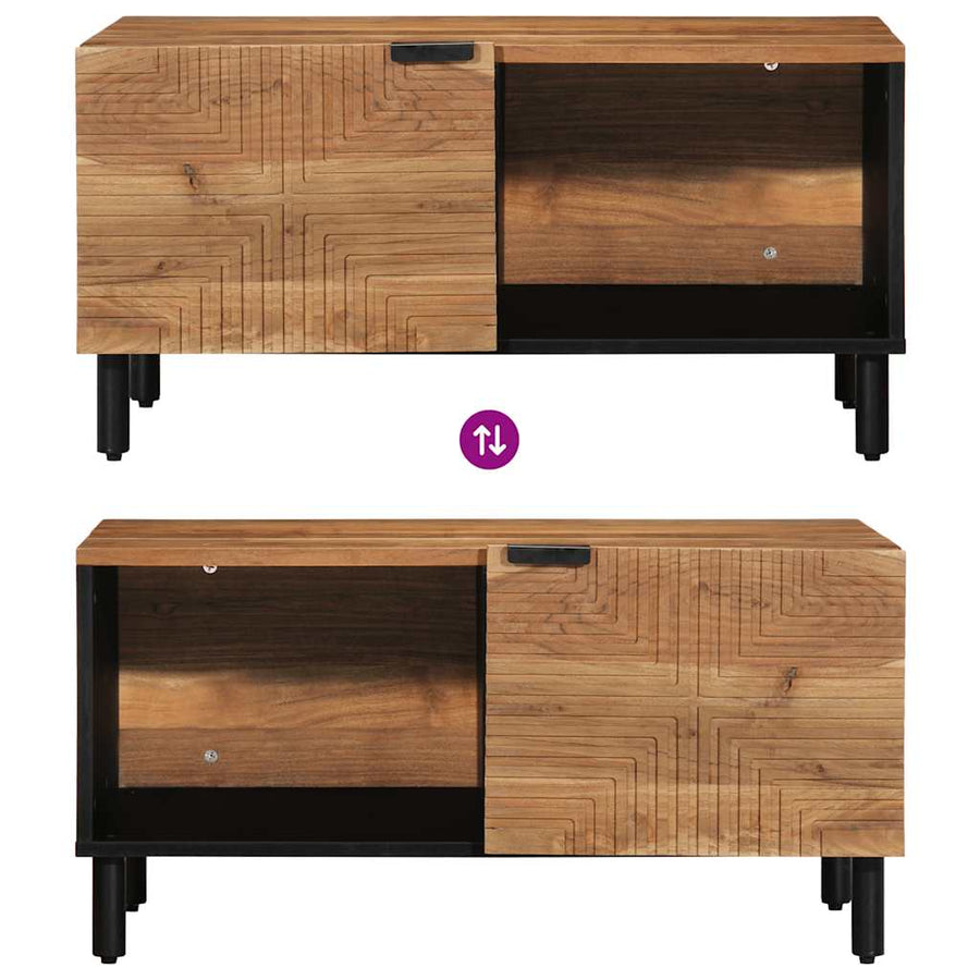 Salontafel 80x50x40 cm Massief Acaciahout