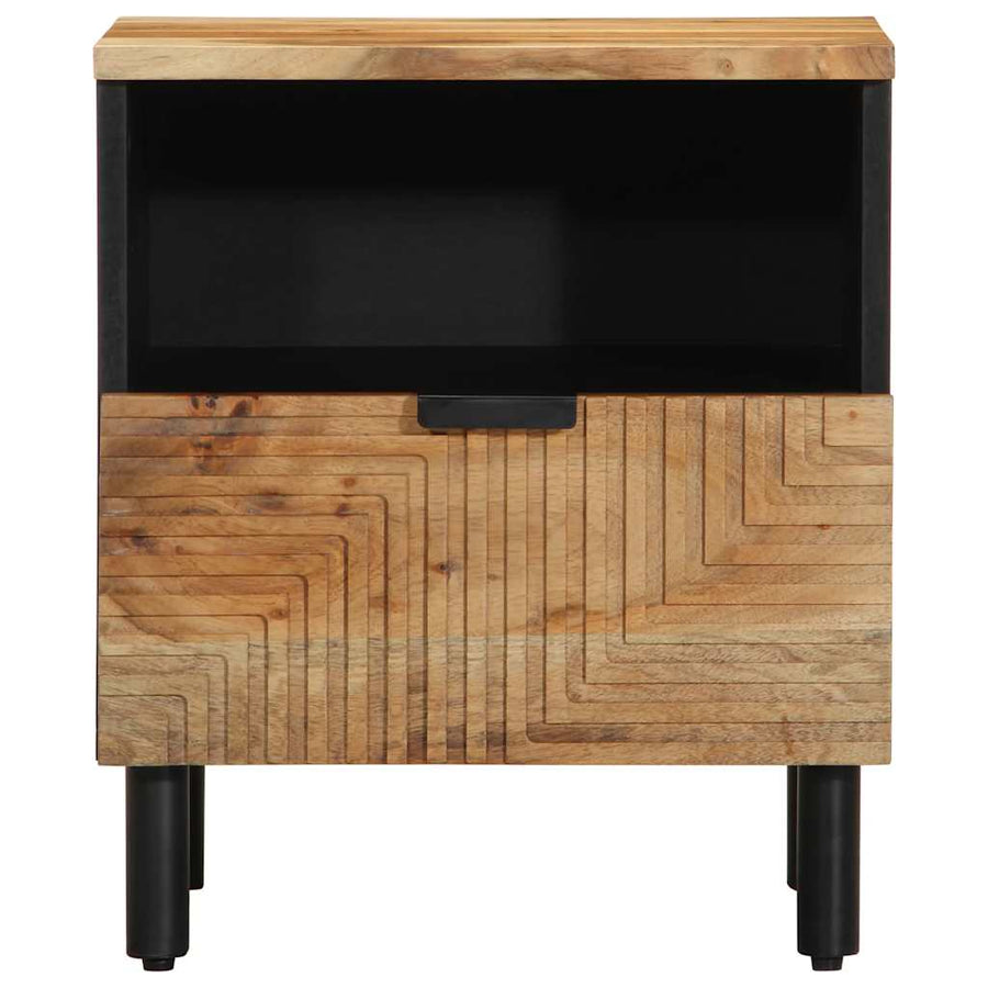 Nachtkastjes 2 stuks 40x33x46 cm Massief hout Acacia