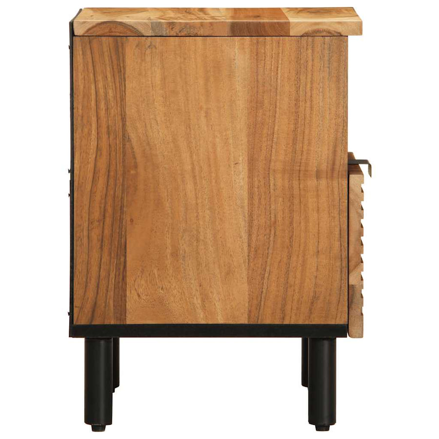 Nachtkastjes 2 stuks 40x33x46 cm Massief hout Acacia