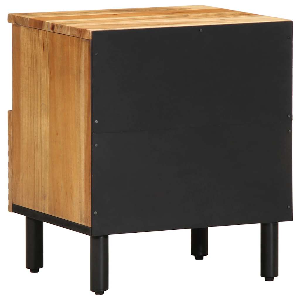 Nachtkastjes 2 stuks 40x33x46 cm Massief hout Acacia