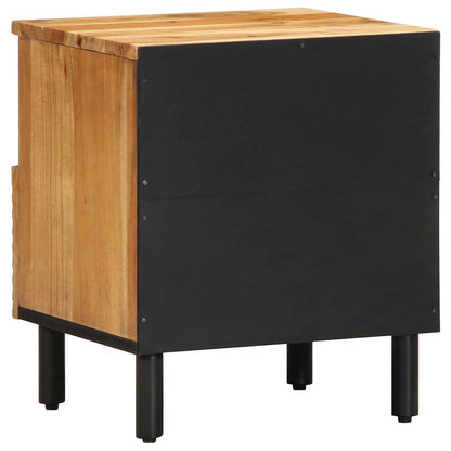 Nachtkastjes 2 stuks 40x33x46 cm Massief hout Acacia