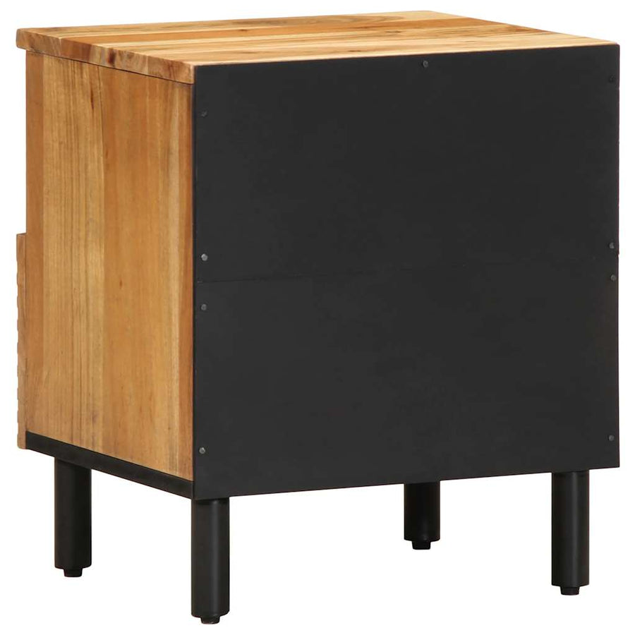 Nachtkastjes 2 stuks 40x33x46 cm Massief hout Acacia