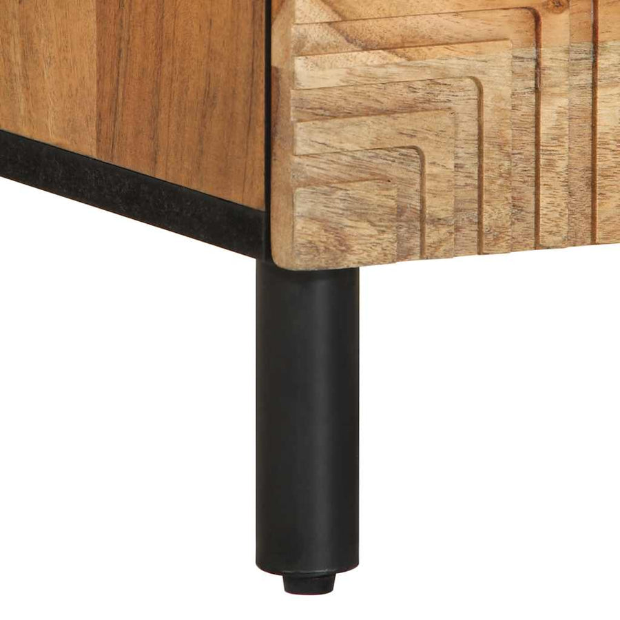 Nachtkastjes 2 stuks 40x33x46 cm Massief hout Acacia