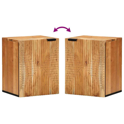 Badkamer Hangkast Bruin 38 x 33 x 48 cm Massief Mango Hout