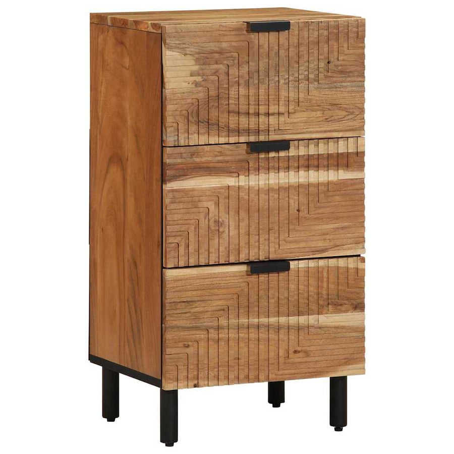 Dressoir met lade Bruin 40 x 33 x 75 cm Massief Mango Hout