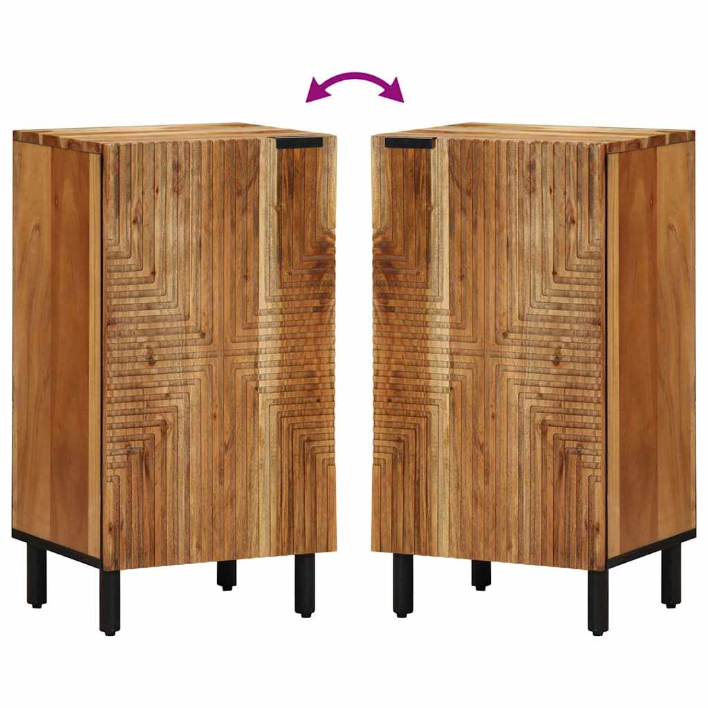 Dressoir met plank Bruin 40 x 33,5 x 75 cm Massief Mango Hout