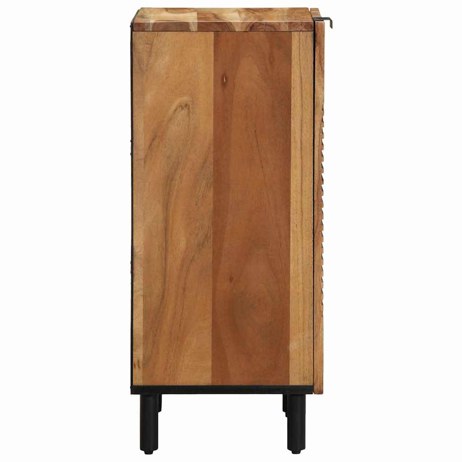 Dressoir met plank Bruin 40 x 33,5 x 75 cm Massief Mango Hout