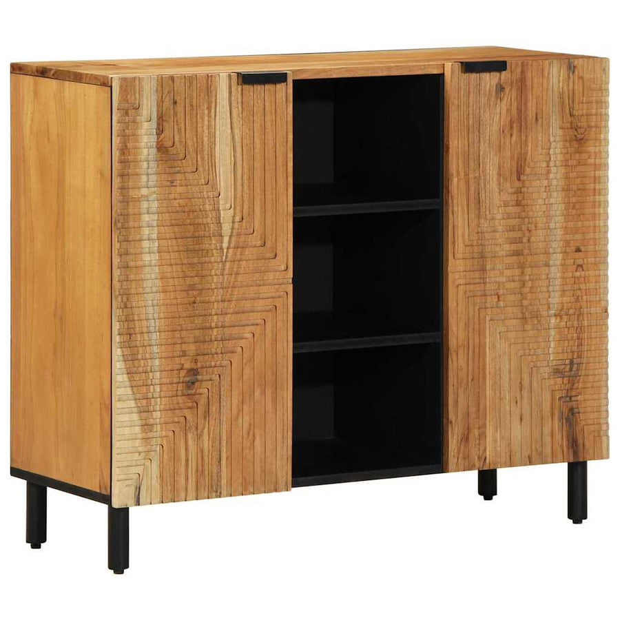 Dressoir met plank Bruin 90 x 33 x 75 cm Massief Mango Hout