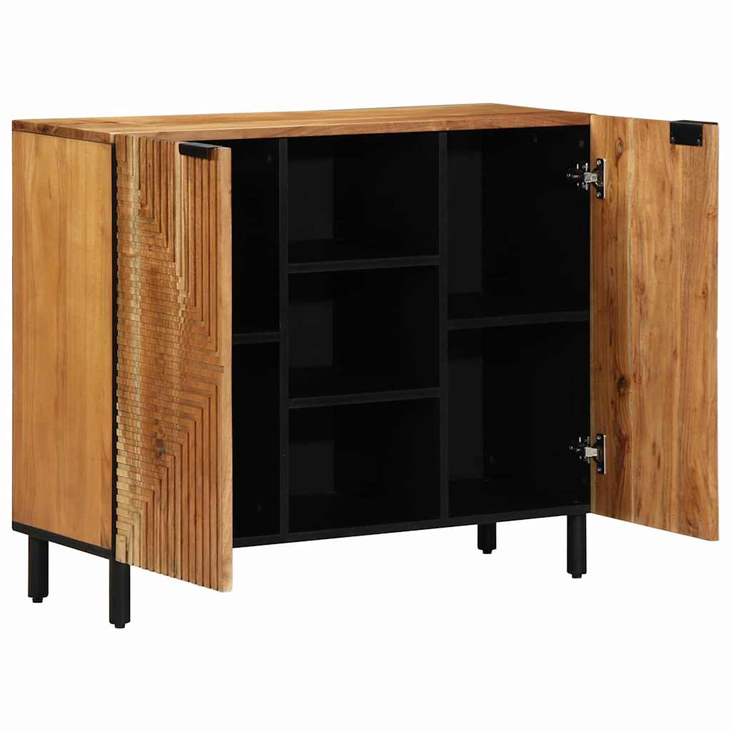 Dressoir met plank Bruin 90 x 33 x 75 cm Massief Mango Hout