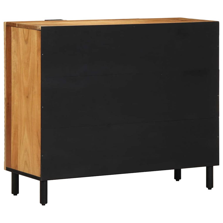 Dressoir met plank Bruin 90 x 33 x 75 cm Massief Mango Hout