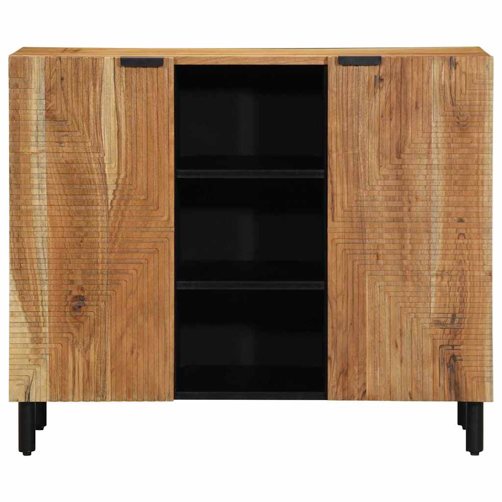 Dressoir met plank Bruin 90 x 33 x 75 cm Massief Mango Hout