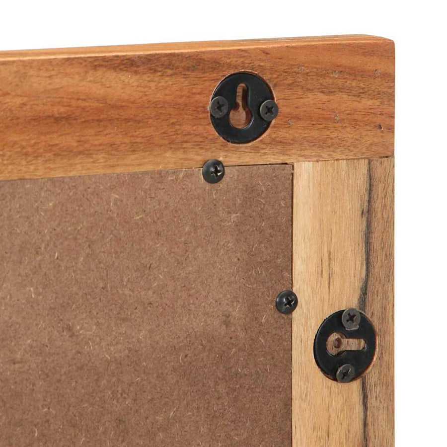 Badkamer Spiegel Wandgemonteerd Bruin 70 x 50 x 2.5 cm