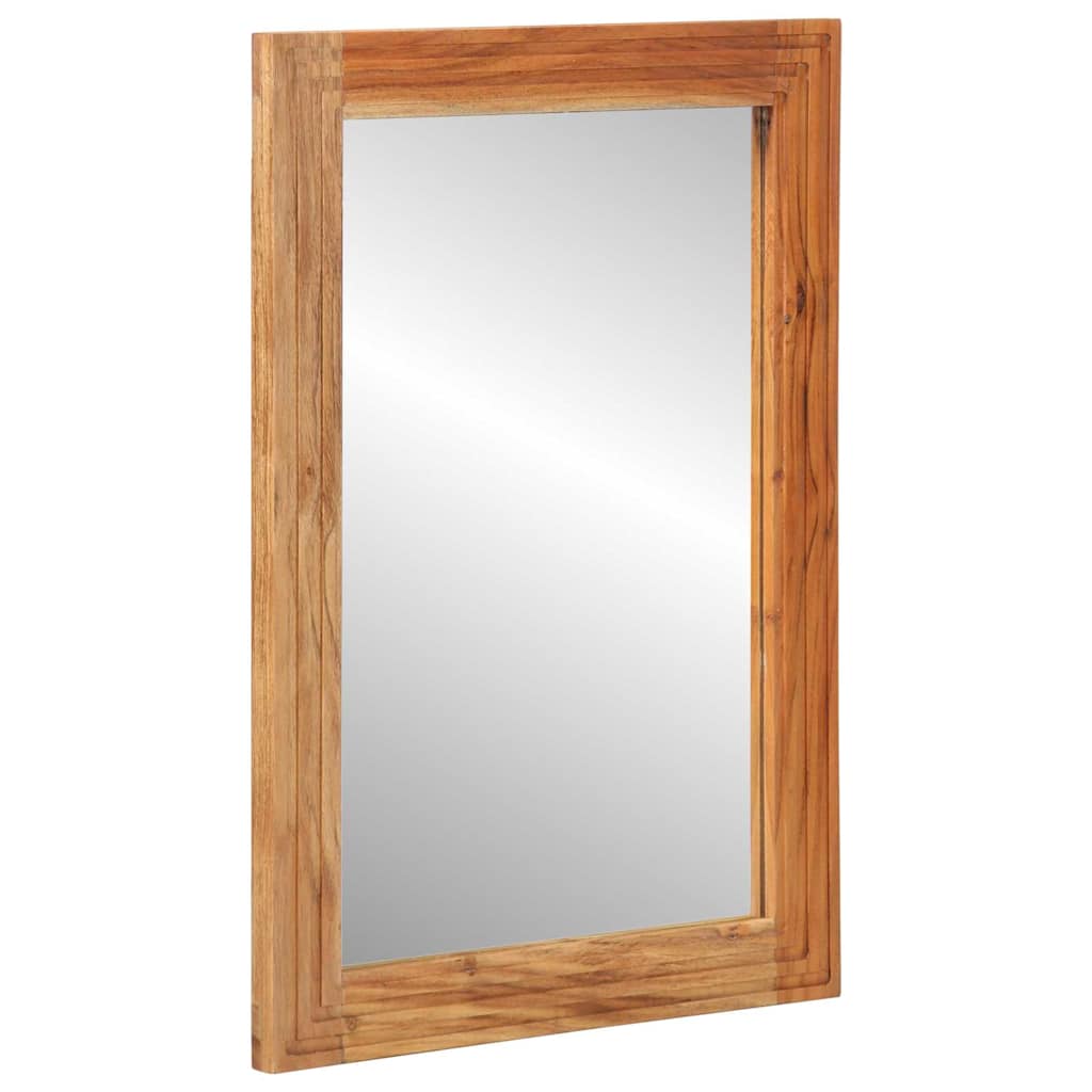 Badkamer Spiegel Wandgemonteerd Bruin 70 x 50 x 2.5 cm