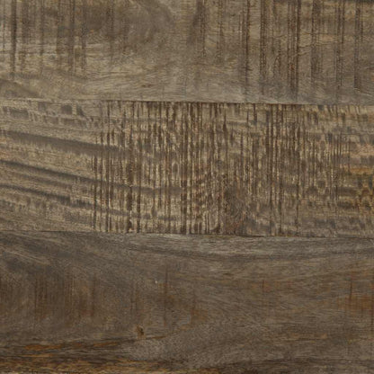 Nachtkastjes 2 st 40x33x46 cm massief mangohout lichtgrijs