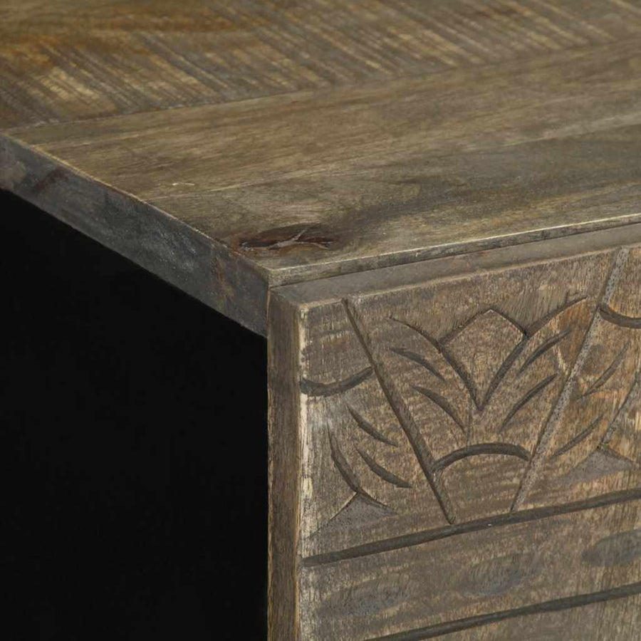 Wastafelkast 62x33x58 cm massief mangohout