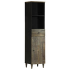Bathroom cabinet 38x33x160 cm solid mango wood