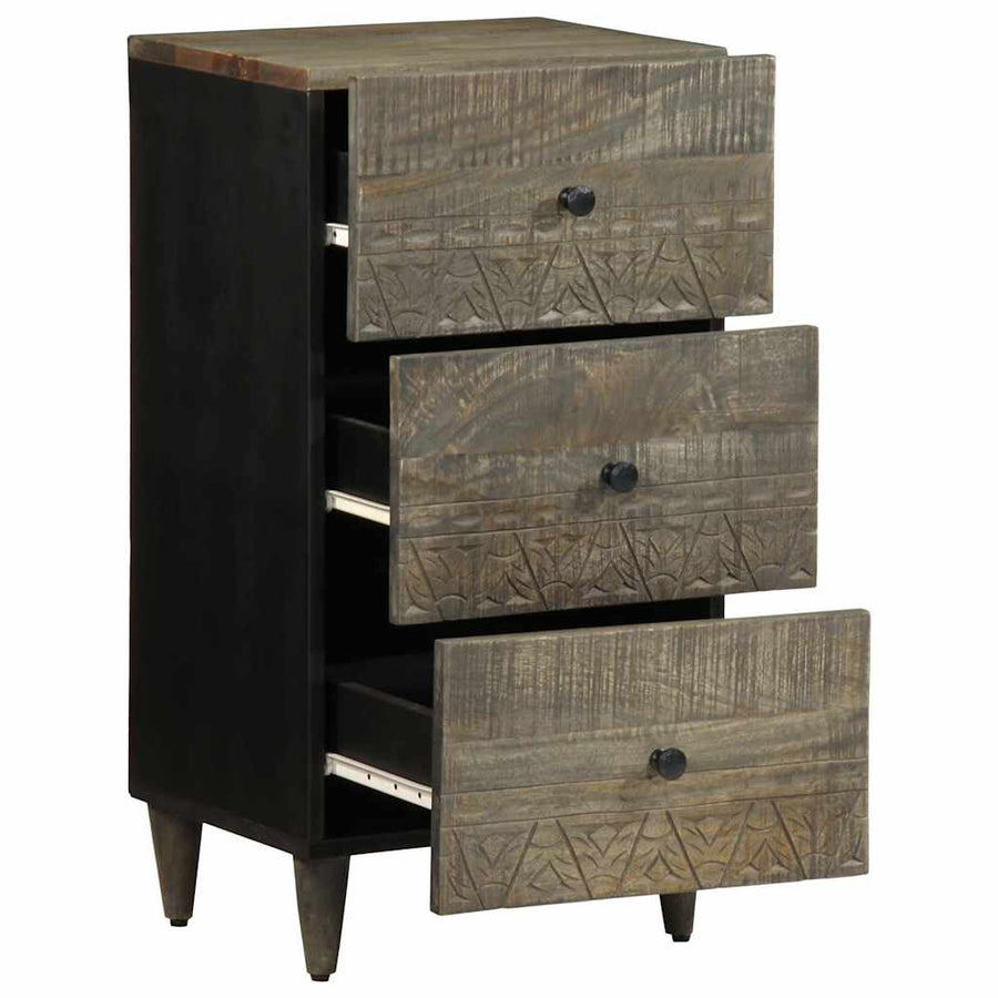 Dressoir 40x33x75 cm massief mangohout