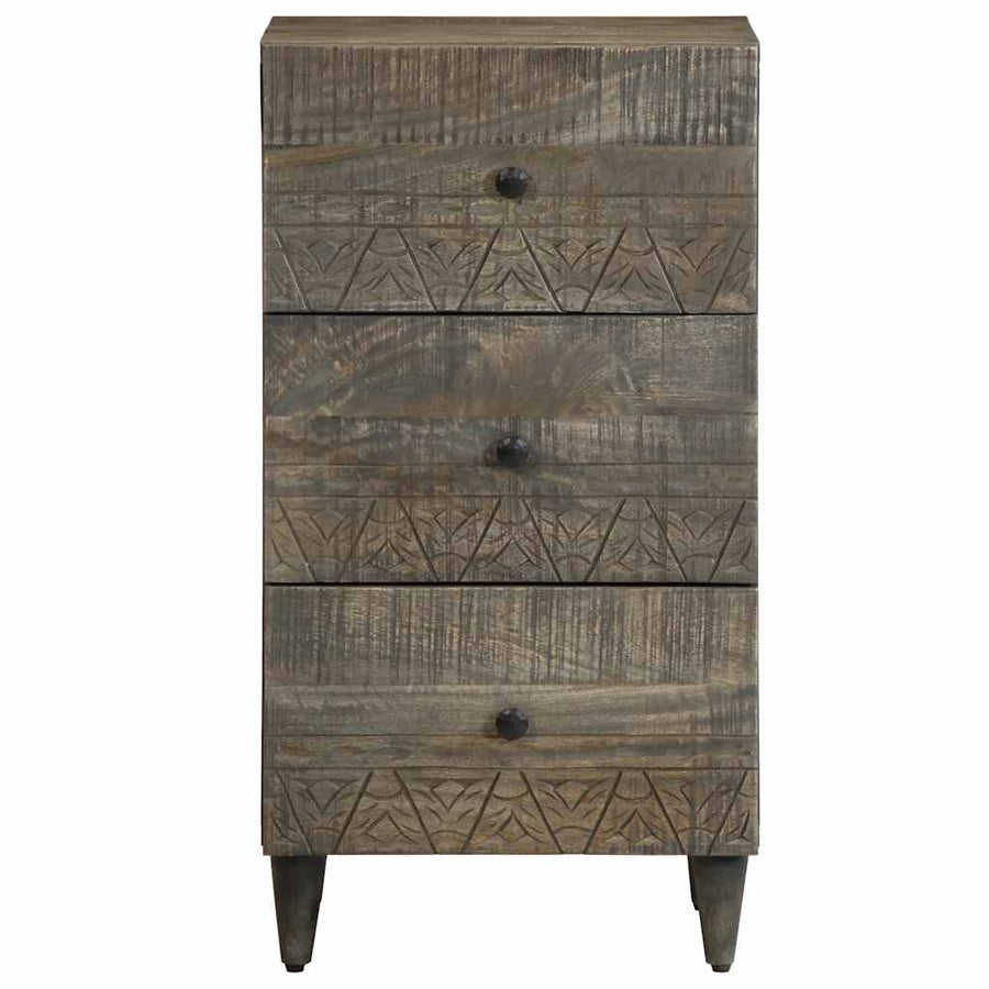 Dressoir 40x33x75 cm massief mangohout