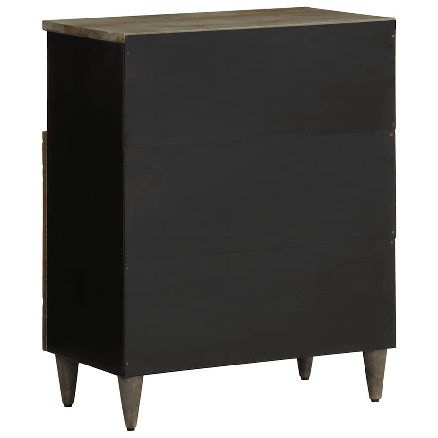 Dressoir 60x33x75 cm massief mangohout