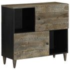 Sideboard 80x33x75 cm solid mango wood