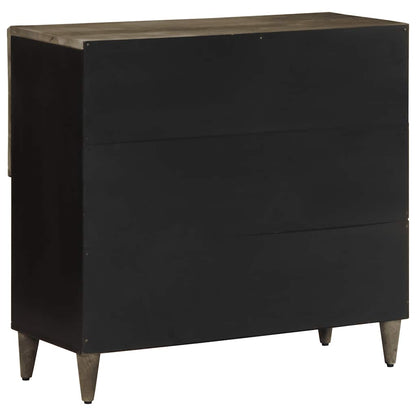 Dressoir 80x33x75 cm massief mangohout