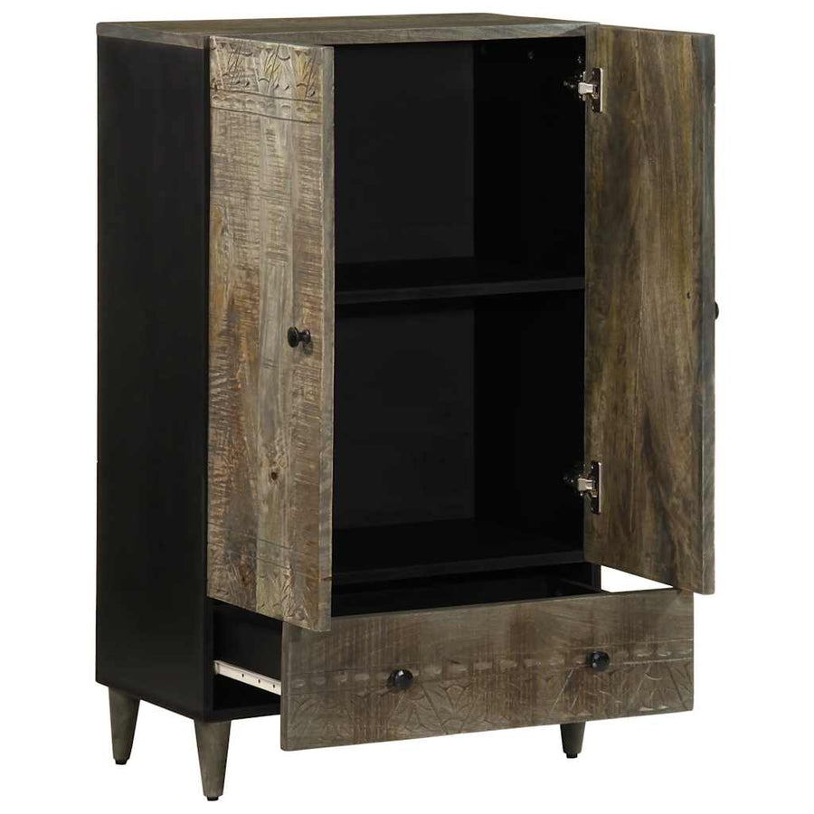 Hoge kast 60x33x110 cm massief mangohout