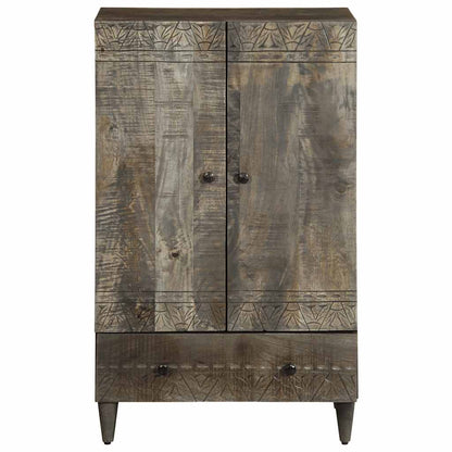Hoge kast 60x33x110 cm massief mangohout