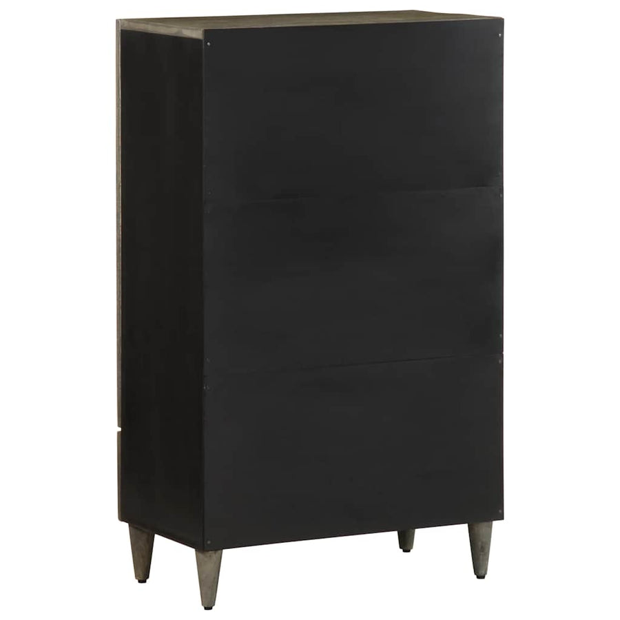 Hoge kast 60x33x110 cm massief mangohout