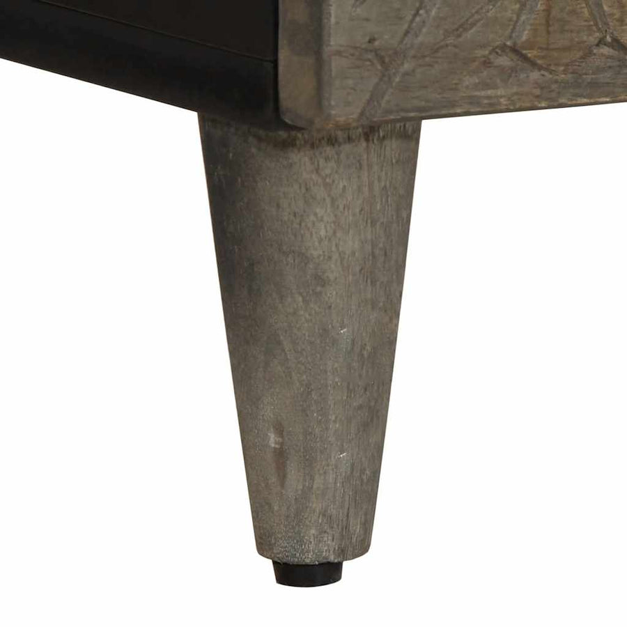 Hoge kast 60x33x110 cm massief mangohout
