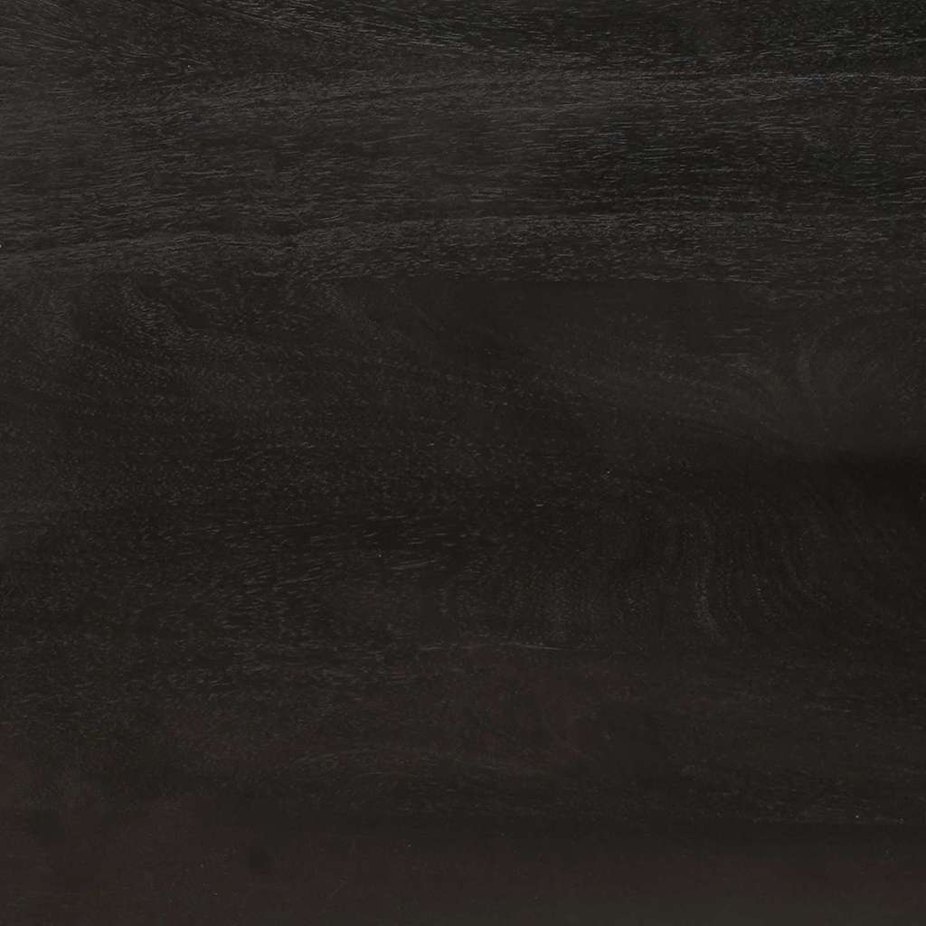 Dressoir Zwart en Goud 60 x 33 x 75 cm Massief Mango Hout