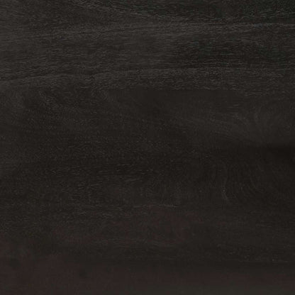 Dressoir Zwart en Goud 60 x 33 x 75 cm Massief Mango Hout