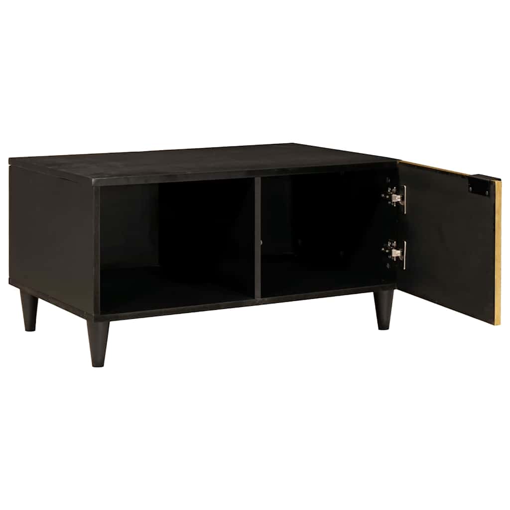 Salontafel Zwart en Goud 80 x 50 x 40 cm