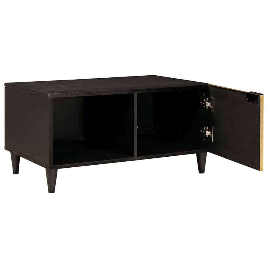Salontafel Zwart en Goud 80 x 50 x 40 cm