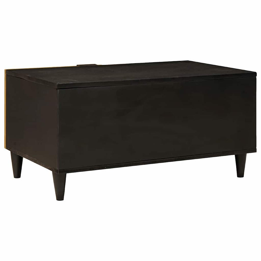 Salontafel Zwart en Goud 80 x 50 x 40 cm