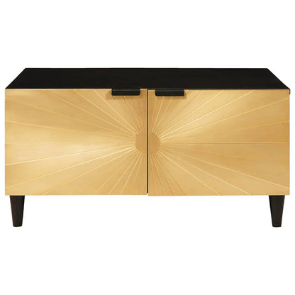 Salontafel Zwart en Goud 80 x 50 x 40 cm