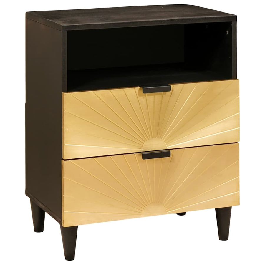 Nachtkastje met lade 50 x 33 x 62 cm Massief Mango Hout