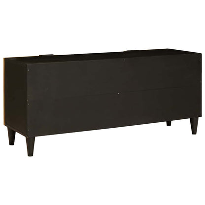 TV-kast met lade Zwart en Goud 105 x 33 x 46 cm Bewerkt hout
