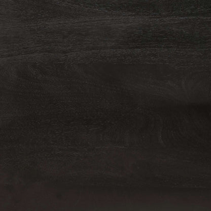 Wastafelkast Zwart en Goud 62 x 33 x 58 cm Massief Mango Hout