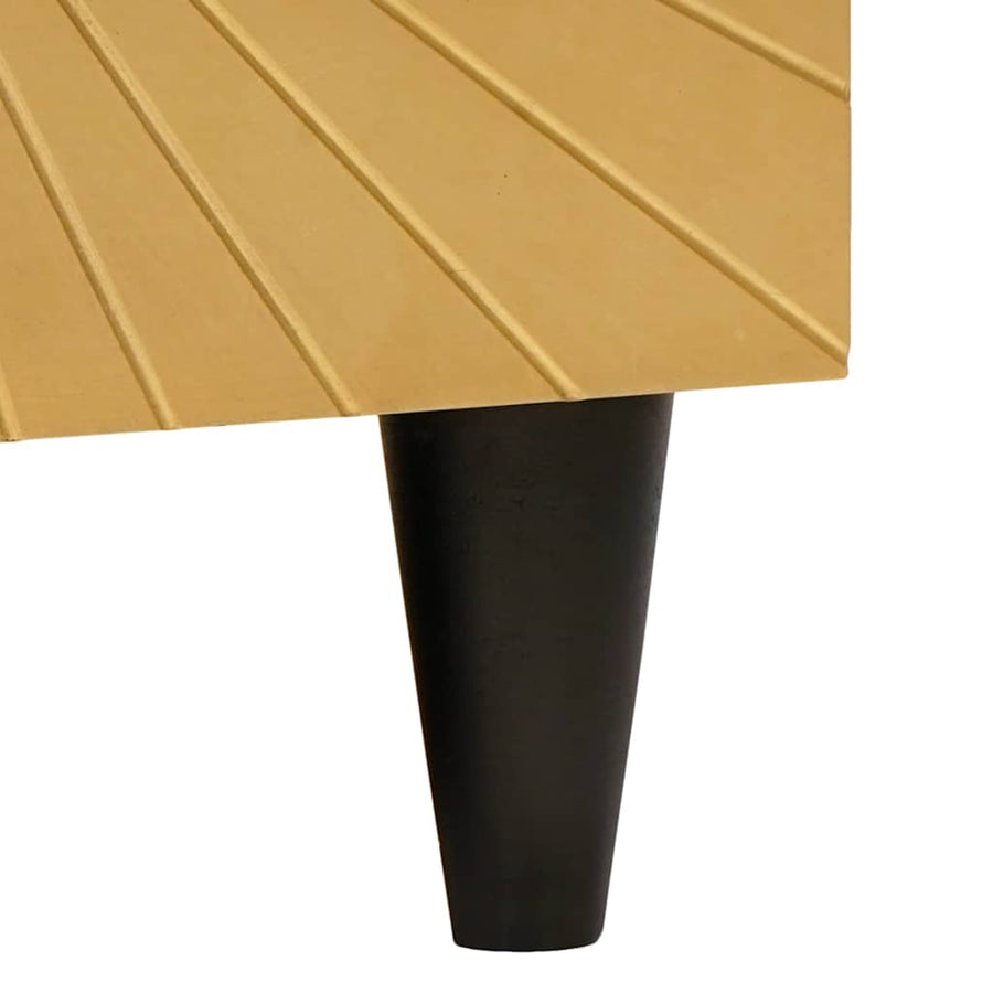 Dressoir Zwart en Goud 60 x 33 x 75 cm Massief Mango Hout