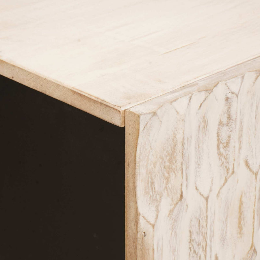 Dressoir Witte Was Afwerking 60 x 33,5 x 75 cm