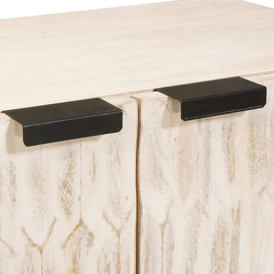 Dressoir Witte Was Afwerking 60 x 33,5 x 75 cm