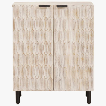 Dressoir Witte Was Afwerking 60 x 33,5 x 75 cm