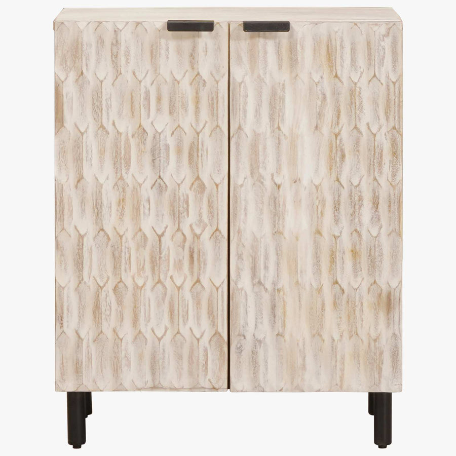 Dressoir Witte Was Afwerking 60 x 33,5 x 75 cm